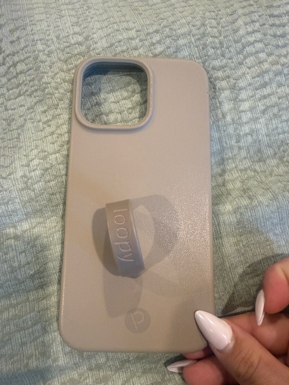 iPhone 16 Pro Max Loopy case tan